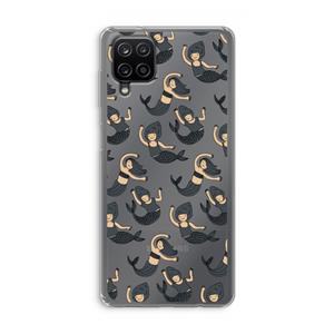 CaseCompany Zeemeermin: Samsung Galaxy A12 Transparant Hoesje
