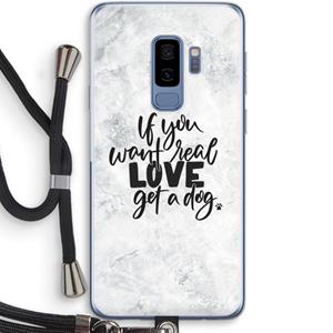 CaseCompany Partner in crime: Samsung Galaxy S9 Plus Transparant Hoesje met koord