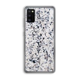 CaseCompany Gespikkelde marmer: Samsung Galaxy A41 Transparant Hoesje