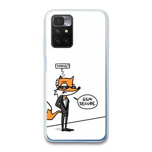 CaseCompany GSM secure: Xiaomi Redmi 10 Transparant Hoesje