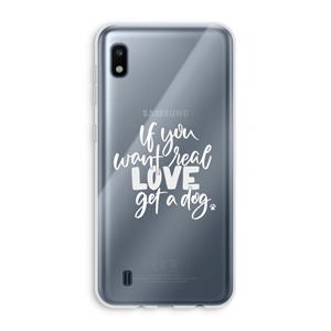 CaseCompany Partner in crime: Samsung Galaxy A10 Transparant Hoesje