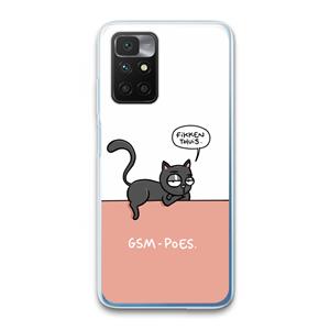 CaseCompany GSM poes: Xiaomi Redmi 10 Transparant Hoesje
