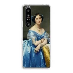 CaseCompany Eleonore: Sony Xperia 1 III Transparant Hoesje