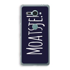 CaseCompany Moatsje!: Sony Xperia XZ2 Compact Transparant Hoesje