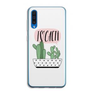 CaseCompany I love cacti: Samsung Galaxy A50 Transparant Hoesje
