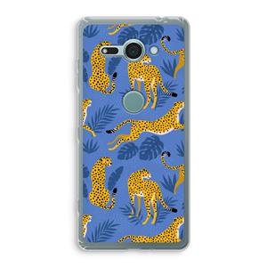 CaseCompany Luipaard: Sony Xperia XZ2 Compact Transparant Hoesje