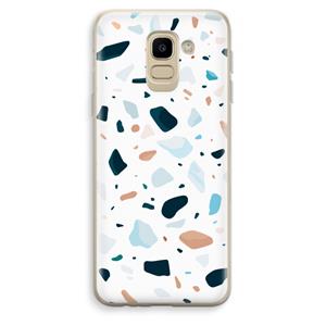 CaseCompany Terrazzo N°13: Samsung Galaxy J6 (2018) Transparant Hoesje