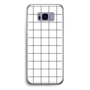 CaseCompany Rooster: Samsung Galaxy S8 Transparant Hoesje