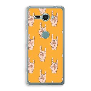CaseCompany Rock: Sony Xperia XZ2 Compact Transparant Hoesje