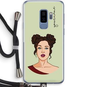 CaseCompany Pop-Art Creator: Samsung Galaxy S9 Plus Transparant Hoesje met koord