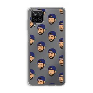 CaseCompany Drake Away: Samsung Galaxy A12 Transparant Hoesje