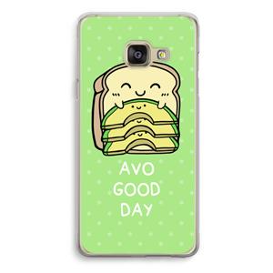 CaseCompany Avo Good Day: Samsung Galaxy A3 (2016) Transparant Hoesje