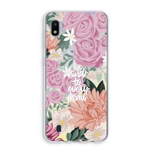 CaseCompany Kindness matters: Samsung Galaxy A10 Transparant Hoesje
