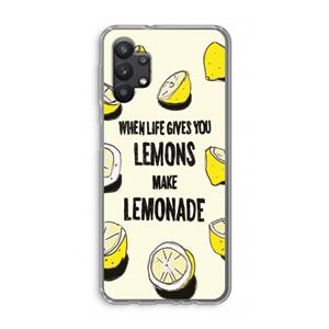 CaseCompany Lemonade: Samsung Galaxy A32 5G Transparant Hoesje