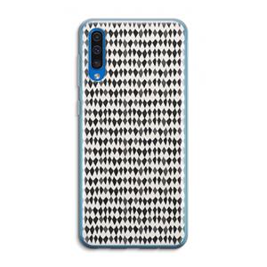 CaseCompany Crazy shapes: Samsung Galaxy A50 Transparant Hoesje