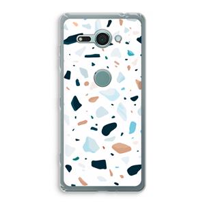 CaseCompany Terrazzo N°13: Sony Xperia XZ2 Compact Transparant Hoesje