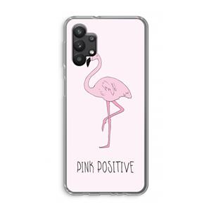CaseCompany Pink positive: Samsung Galaxy A32 5G Transparant Hoesje