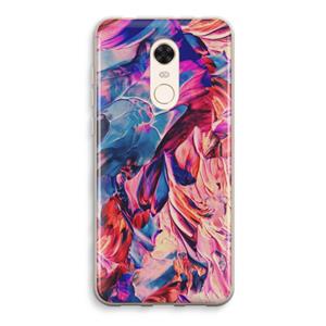 CaseCompany Pink Orchard: Xiaomi Redmi 5 Transparant Hoesje