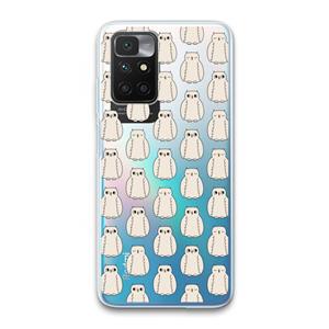 CaseCompany Uilen: Xiaomi Redmi 10 Transparant Hoesje