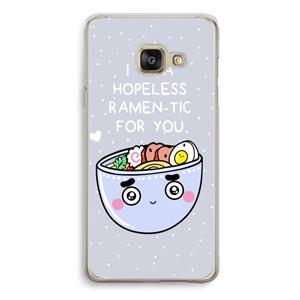 CaseCompany I'm A Hopeless Ramen-Tic For You: Samsung Galaxy A3 (2016) Transparant Hoesje