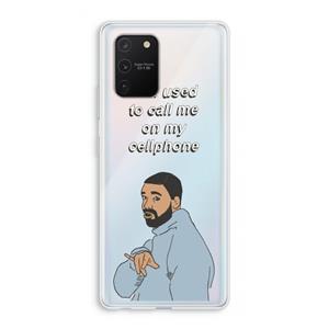 CaseCompany Hotline bling: Samsung Galaxy S10 Lite Transparant Hoesje