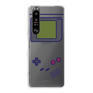 CaseCompany Game On: Sony Xperia 1 III Transparant Hoesje