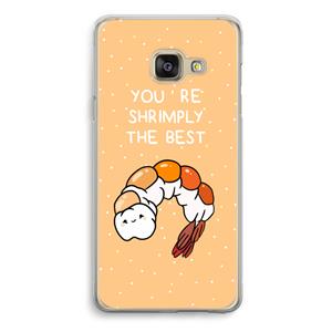 CaseCompany You're Shrimply The Best: Samsung Galaxy A3 (2016) Transparant Hoesje