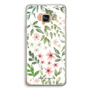 CaseCompany Botanical sweet flower heaven: Samsung Galaxy A3 (2016) Transparant Hoesje