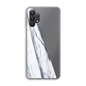 CaseCompany Gestreepte marmer: Samsung Galaxy A32 5G Transparant Hoesje