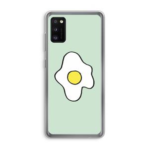 CaseCompany Spiegelei: Samsung Galaxy A41 Transparant Hoesje