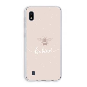 CaseCompany Be(e) kind: Samsung Galaxy A10 Transparant Hoesje