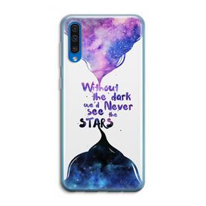 CaseCompany Stars quote: Samsung Galaxy A50 Transparant Hoesje