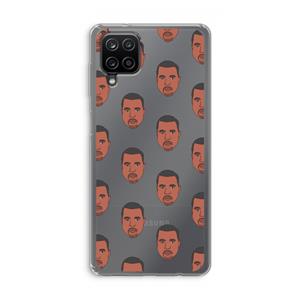 CaseCompany Kanye Call Me℃: Samsung Galaxy A12 Transparant Hoesje