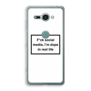 CaseCompany I'm dope: Sony Xperia XZ2 Compact Transparant Hoesje