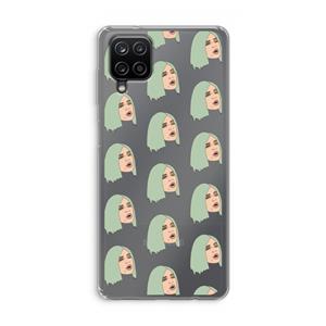 CaseCompany King Kylie: Samsung Galaxy A12 Transparant Hoesje