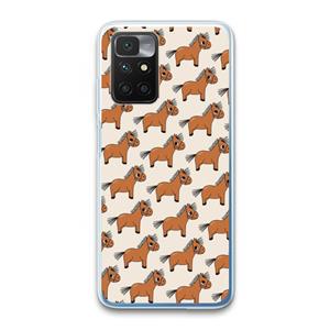 CaseCompany Pony: Xiaomi Redmi 10 Transparant Hoesje
