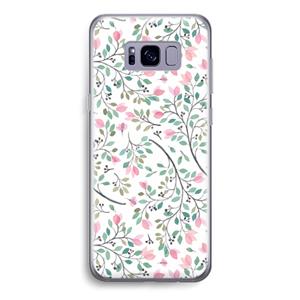 CaseCompany Sierlijke bloemen: Samsung Galaxy S8 Transparant Hoesje