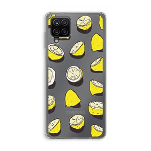 CaseCompany When Life Gives You Lemons...: Samsung Galaxy A12 Transparant Hoesje