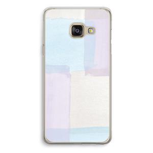 CaseCompany Square pastel: Samsung Galaxy A3 (2016) Transparant Hoesje