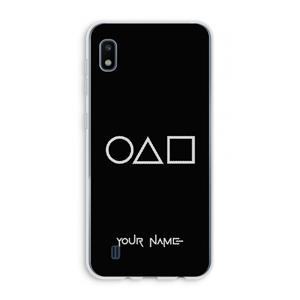 CaseCompany Squid Game: Samsung Galaxy A10 Transparant Hoesje