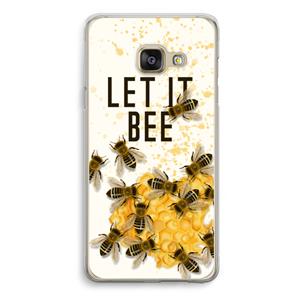 CaseCompany Let it bee: Samsung Galaxy A3 (2016) Transparant Hoesje