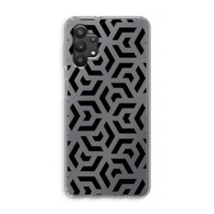 CaseCompany Crazy pattern: Samsung Galaxy A32 5G Transparant Hoesje