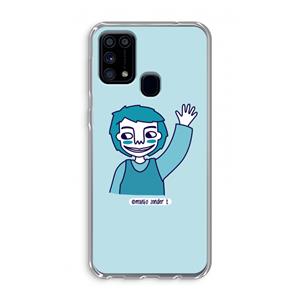 CaseCompany Zwaai: Samsung Galaxy M31 Transparant Hoesje