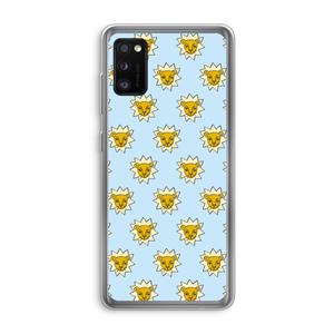 CaseCompany Leeuwenkoppen: Samsung Galaxy A41 Transparant Hoesje