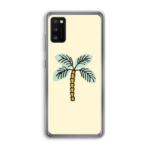 CaseCompany Palmboom: Samsung Galaxy A41 Transparant Hoesje