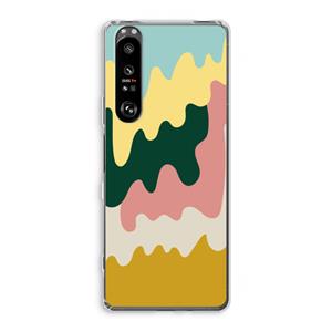 CaseCompany Baar B: Sony Xperia 1 III Transparant Hoesje