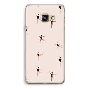 CaseCompany Dancing #1: Samsung Galaxy A3 (2016) Transparant Hoesje