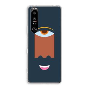 CaseCompany Mono M: Sony Xperia 1 III Transparant Hoesje