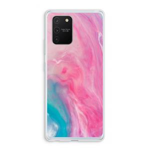 CaseCompany Roze explosie: Samsung Galaxy S10 Lite Transparant Hoesje