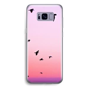 CaseCompany Fly away: Samsung Galaxy S8 Transparant Hoesje